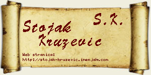 Stojak Kružević vizit kartica